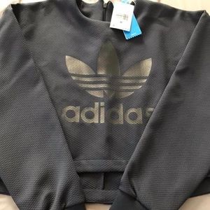 Adidas crop sweatshirt